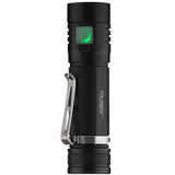 Folomov EDC-C4 LED Flashlight - CREE XP-L - 1200 Lumens - Includes 1 x 3.7V 2600mAh 18650