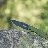 Olight Freeze 2 Folding Knife - OD Green, Copper, or Carbon Fiber