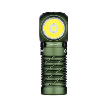 Olight Perun 2 Mini Rechargeable LED Headlamp - 1100 Lumens - Charger Included - Black, Orange, Lime Green,  Blue, and Midnight Blue