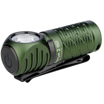 Olight Perun 2 Mini Rechargeable LED Headlamp - 1100 Lumens - Charger Included - Black, Orange, Lime Green,  Blue, and Midnight Blue
