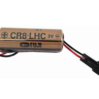 Fuji CR8.LHC 3000mAh 3V Lithium (LiMnO2) Battery Pack for Wallingford Flush II and Toto TH559EDV410R - Male, Female, or RD209 Connector