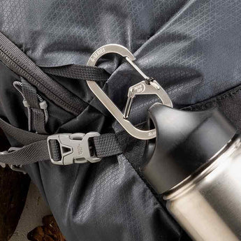 Nite Ize G-Series SlideLock #3 Dual Chamber Carabiner - Stainless Steel - (GSL3-11-R6)