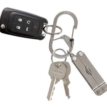 Nite Ize G-Series SlideLock #3 Dual Chamber Carabiner - Stainless Steel - (GSL3-11-R6)