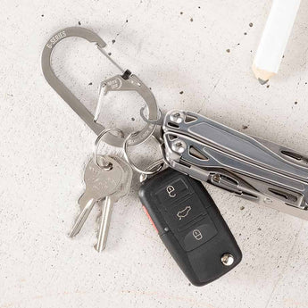 Nite Ize G-Series SlideLock #3 Dual Chamber Carabiner - Stainless Steel - (GSL3-11-R6)