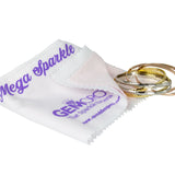 GemOro Mega Sparkle Jewelry Polishing and Anti-Tarnish Cloth
