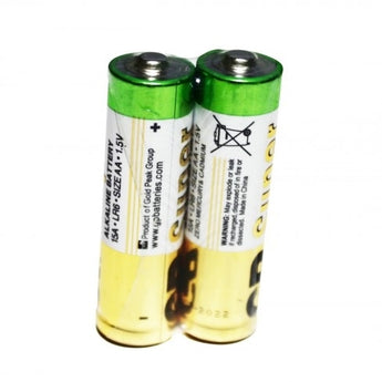 GP (Formerly Gold Peak) 30011E (2SHK) AA 1.5V Alkaline Button Top Batteries - 2 Pack Shrink Wrap (100 Shrink Packs per Case)
