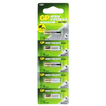 GP (Formerly Gold Peak) High Voltage 27A-BP A27 / MN27 12V Alkaline Battery - 1 Piece Tear Strip, Sold Individually