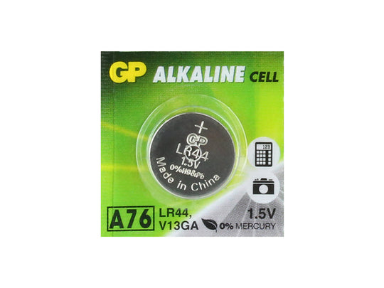 Gold Peak A76 Coin Cell Battery - 1 Piece Tear Strip