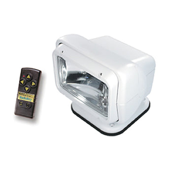 Golight GT Halogen Permanent Mount Spotlight with Wireless Handheld Remote - Available in White (2000GT) or Black (2051GT)