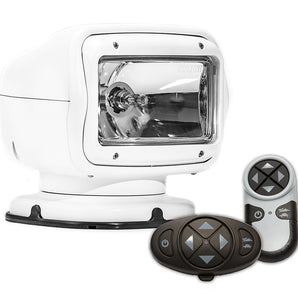 GoLight GT Halogen Permanent Mount Spotlight with Wireless Handheld and Dash Mount Remotes - Available in White (2007GT) or Black (2057GT)