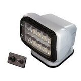 GoLight GT LED Permanent Mount Spotlight with Hardwired Dash Remote - White