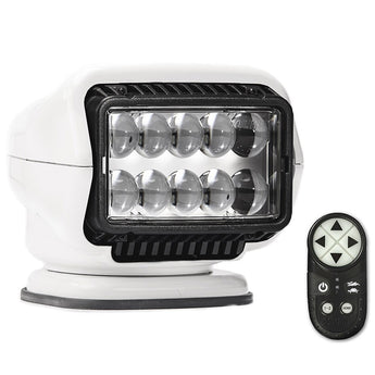 GoLight Stryker ST LED Portable Mount Spotlight with Wireless Handheld Remote and Magnetic Base - White - (30005)