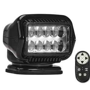 GoLight Stryker ST LED Portable Mount Spotlight with Wireless Handheld Remote and Magnetic Base - Black