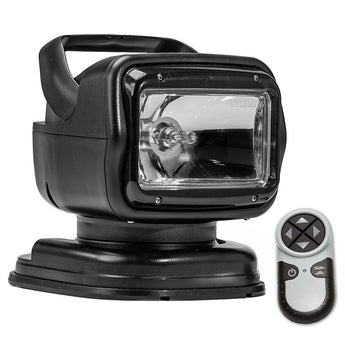 GoLight GT Halogen Portable Mount Spotlight with Wireless Handheld Remote and Magnetic Shoe - Available in White (7901GT) or Black (7951GT)