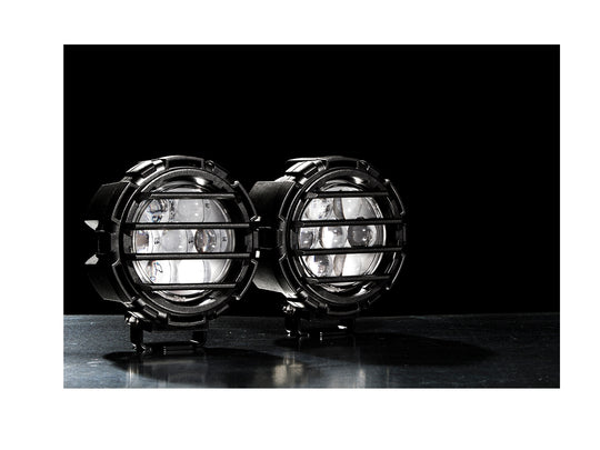 GoLight GXL LED Off-Road Light Fixed / Permanent Mount - No Remote - Fixed Mount Dual Light Kit - Black (42112)
