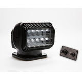GoLight GT LED Permanent Mount Spotlight with Hardwired Dash Mount Remote - Black (20214GT)