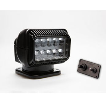 GoLight GT LED Permanent Mount Spotlight with Hardwired Dash Mount Remote - Black (20214GT)