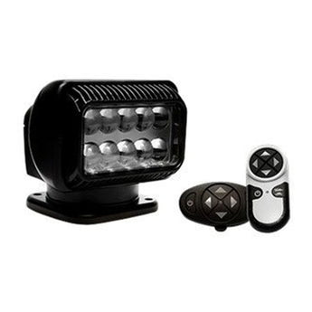 GoLight GT LED Permanent Mount Spotlight with Wireless Handheld and Dash Mount Remotes - Available in White (20074GT) and Black (20574GT)