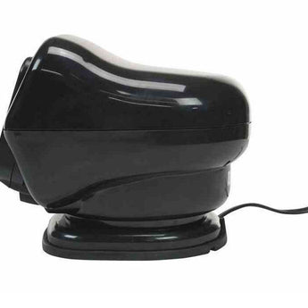 GoLight Stryker ST Halogen Permanent Mount Spotlight with Wireless Handheld or Hardwired Dash Mount Remote - Black, White, or Chrome with Choice of Wireless or Hardwired Remote