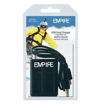 Empire VBC-GP4-2 GoPro Hero4 USB Dual Charger