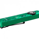 Olight Arkfeld Pro Rechargeable LED Flashlight - 1300 Lumens - Cool White or Neutral White LED - 365nm UV - 520nm Green Laser - Uses Built-in 1500mAh Li-Poly Battery Pack - Black and Additional Colors