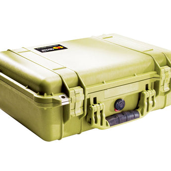 Pelican 1500 Watertight Case With Foam - Black, Orange, Yellow, Tan, Green, or Silver