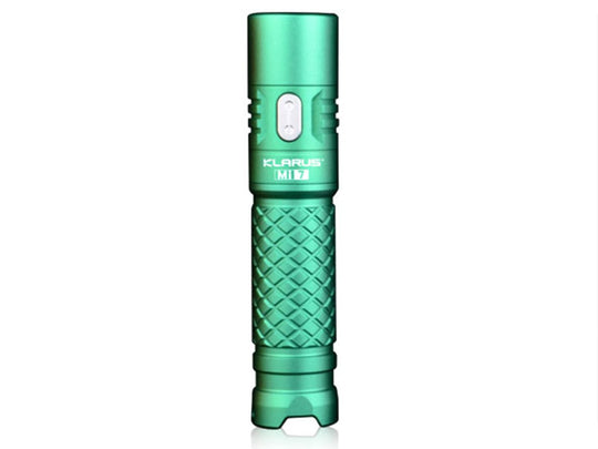 Klarus Mi7 Mini-Might EDC Flashlight - CREE XP-L HI V3 LED - 700 Lumens - Uses 1 x AA (Included) or 1 x 14500 - Emerald Green