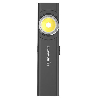 Klarus E5 USB-C Rechargeable EDC LED Flashlight - 470 or 600 Lumens - Uses Built-in 450mAh Li-ion Battery Pack - Multiple Color Options