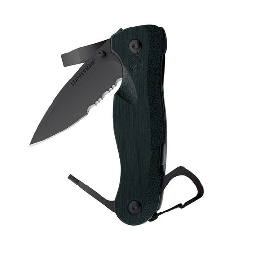 Leatherman Crater C33SX Folding Surf Knife with Fin Key - Peghook Packaging (831872)
