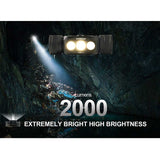 Acebeam H50 2.0 USB-C Rechargeable Wide Beam LED Headlamp - High CRI LED - 2000 Lumens - Includes 1 x 18650