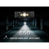 Acebeam H50 2.0 USB-C Rechargeable Wide Beam LED Headlamp - High CRI LED - 2000 Lumens - Includes 1 x 18650