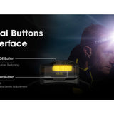 Nitecore HA13 USB-C Rechargeable LED Headlamp - 350 Lumens - Includes 3 x AAA