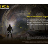 Nitecore HA23-EX Intrinsically Safe LED Headlamp - CREE XP-G - 100 Lumens - Uses 2 x AA