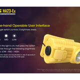 Nitecore HA23-EX Intrinsically Safe LED Headlamp - CREE XP-G - 100 Lumens - Uses 2 x AA