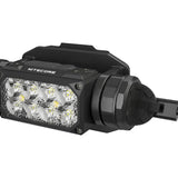 Nitecore HC65M UHE USB-C Rechargeable LED Helmet Mounted Light - 2000 Lumens - 8 x NiteLab UHE LEDs - Includes 1 x 18650 and NVG Mount