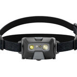 Ledlenser HF6R Core Rechargeable LED Headlamp - 800 Lumens - Uses 3.7V 7.4Wh Li-ion Battery Pack - Black, White, Blue, or Red
