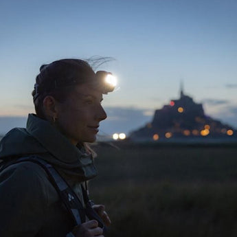 Ledlenser HF6R Core Rechargeable LED Headlamp - 800 Lumens - Uses 3.7V 7.4Wh Li-ion Battery Pack - Black, White, Blue, or Red