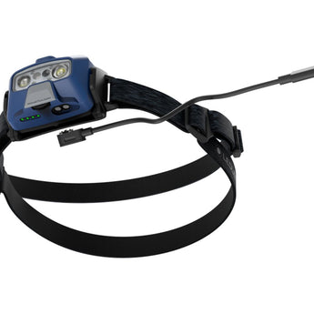 Ledlenser HF6R Core Rechargeable LED Headlamp - 800 Lumens - Uses 3.7V 7.4Wh Li-ion Battery Pack - Black, White, Blue, or Red