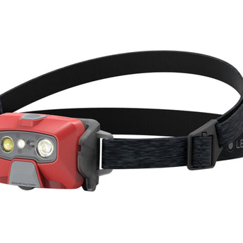 Ledlenser HF6R Core Rechargeable LED Headlamp - 800 Lumens - Uses 3.7V 7.4Wh Li-ion Battery Pack - Black, White, Blue, or Red