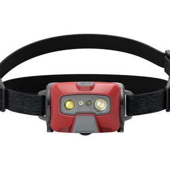 Ledlenser HF6R Core Rechargeable LED Headlamp - 800 Lumens - Uses 3.7V 7.4Wh Li-ion Battery Pack - Black, White, Blue, or Red