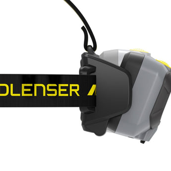 Ledlenser 502802 HF8R Work Rechargeable LED Headlamp - 1600 Lumens - Uses 3.7V 13.69Wh Li-ion Battery Pack - Yellow