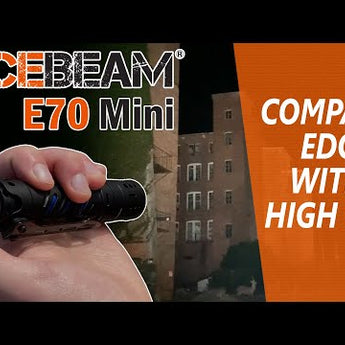 Acebeam E70 Mini LED Flashlight - Nichia 519A - 2000 Lumens - Uses 1 x 18650