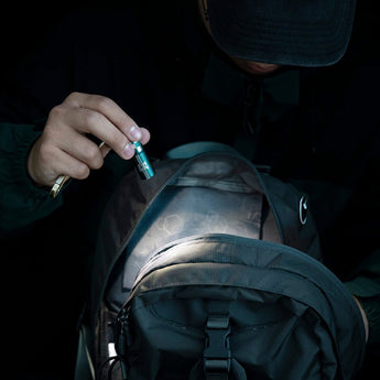 Olight I17 USB-C Rechargeable LED Keylight - 180 Lumens - Uses Built-in 130mAh Li-ion Battery Pack - Checkered Flag