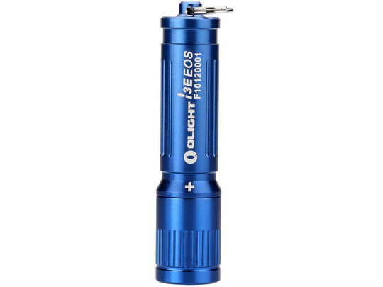 Olight I3E LED Keylight - With Luxeon TX-LIT2 LED - 90 Lumens - Blue Body - Uses 1 x AAA