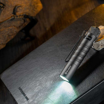 Olight I5R LED Flashlight - 350 Lumens - Includes 1 x USB-C Rechargeable 14500 - Black, Regal Blue, HCRI Blue, Neon Green, or Limited Edition Colors