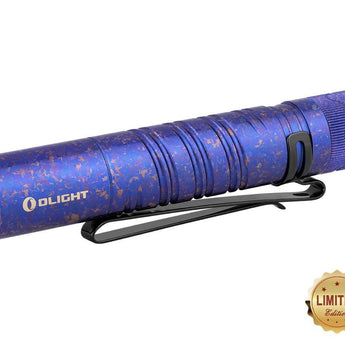 Olight I5R LED Flashlight - 350 Lumens - Includes 1 x USB-C Rechargeable 14500 - Black, Regal Blue, HCRI Blue, Neon Green, or Limited Edition Colors