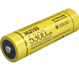 Nitecore NL2153 21700 5300mAh 3.6V Protected Lithium Ion (Li-ion) Button Top Battery