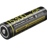 Nitecore NL2153HPi 21700 5300mAh 3.6V i Series Protected Lithium Ion (Li-ion) Button Top Battery