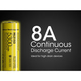 Nitecore NL2153 21700 5300mAh 3.6V Protected Lithium Ion (Li-ion) Button Top Battery