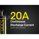 Nitecore NL2153HPi 21700 5300mAh 3.6V i Series Protected Lithium Ion (Li-ion) Button Top Battery